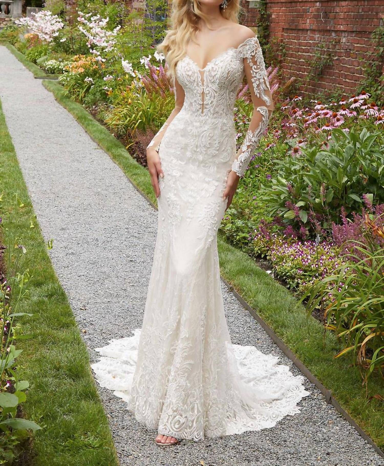 Morilee - Pura Frosted Embroidered Gown