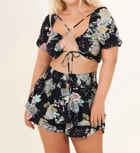 Maaji - Floral Bouquet Riley Crop Top