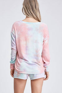 Phil Love - Tequilla Sunrise Tie Dye Shorts Set