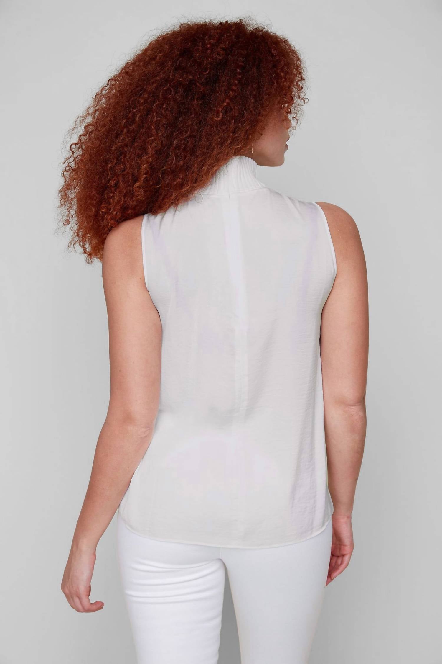 Renuar - Sleeveless Turtleneck Blouse