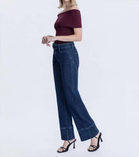 Flying Monkey - Jubilant Super High Rise Belt Strap Vintage Flare Jeans