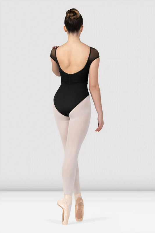 Bloch - Ladies Flavia Ruched Bodice Cap Sleeve Leotard