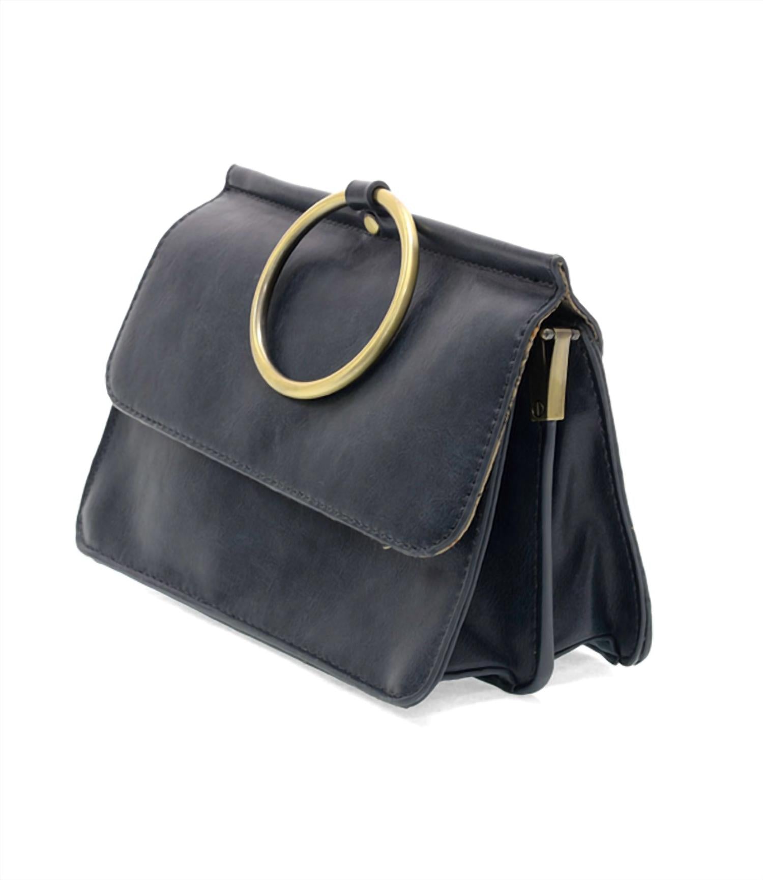 Joy Susan Women's Aria Ring Wristlet in dark turquoise - women's bag - detail view