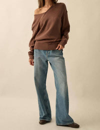 Promesa - V-neck Panelled Sweater