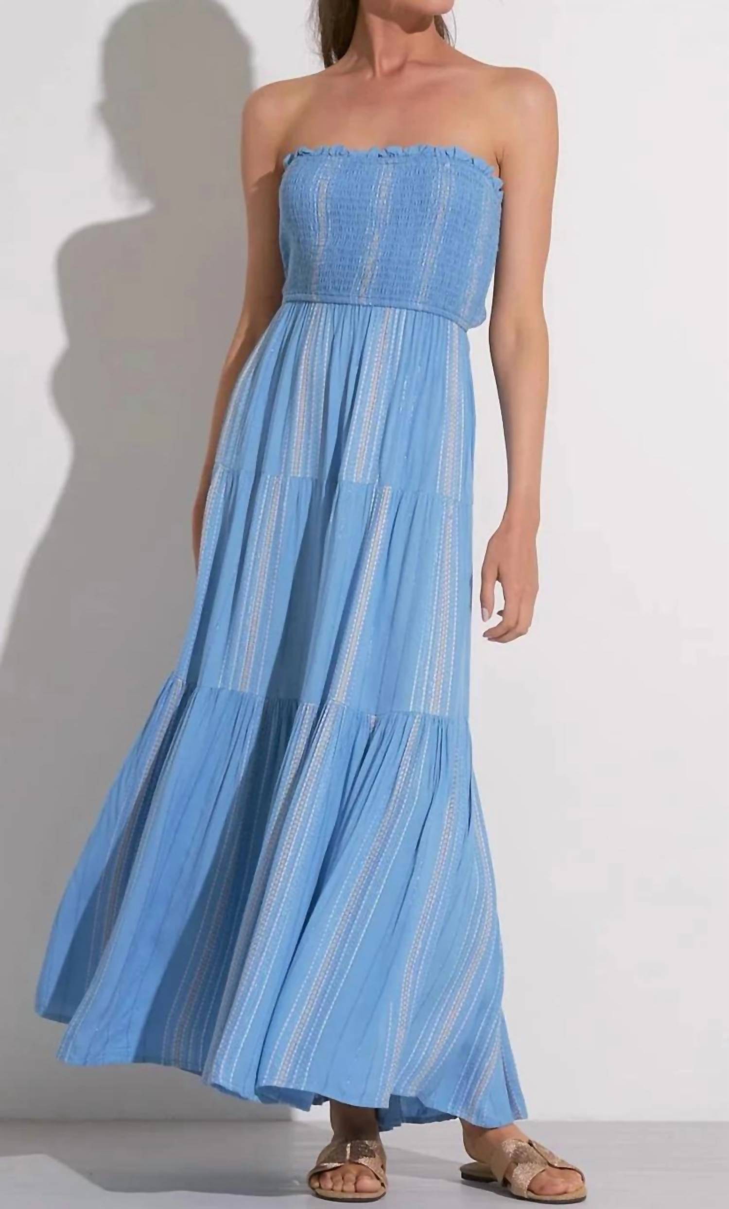 Elan - Aria Strapless Midi Dress