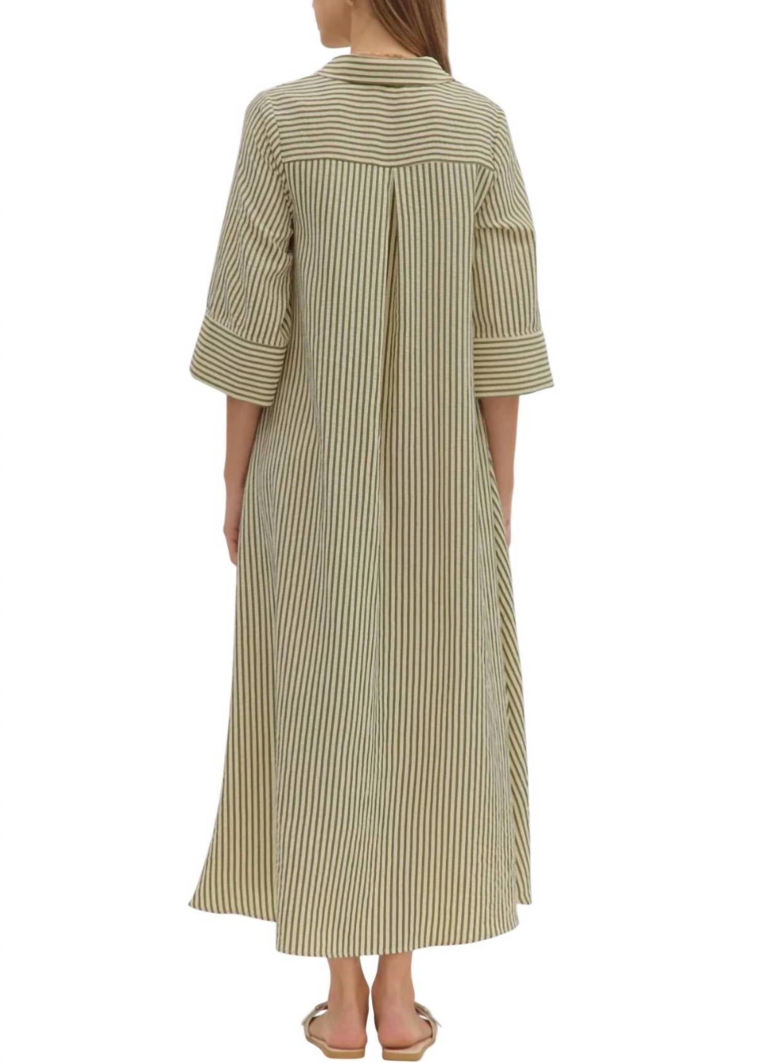 Entro - Quinn Striped Dress