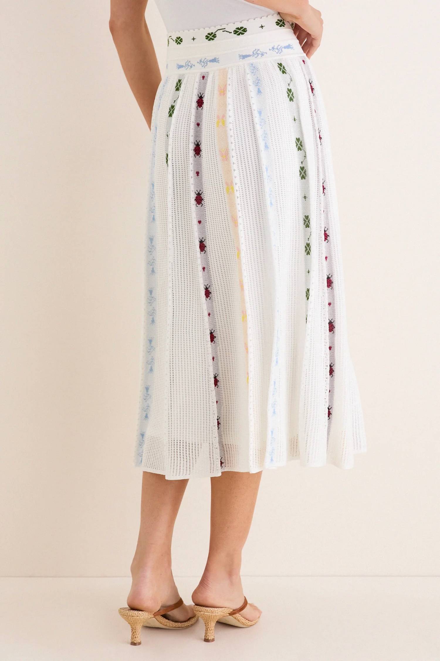Molli - Esperance Jacquard Midi Skirt