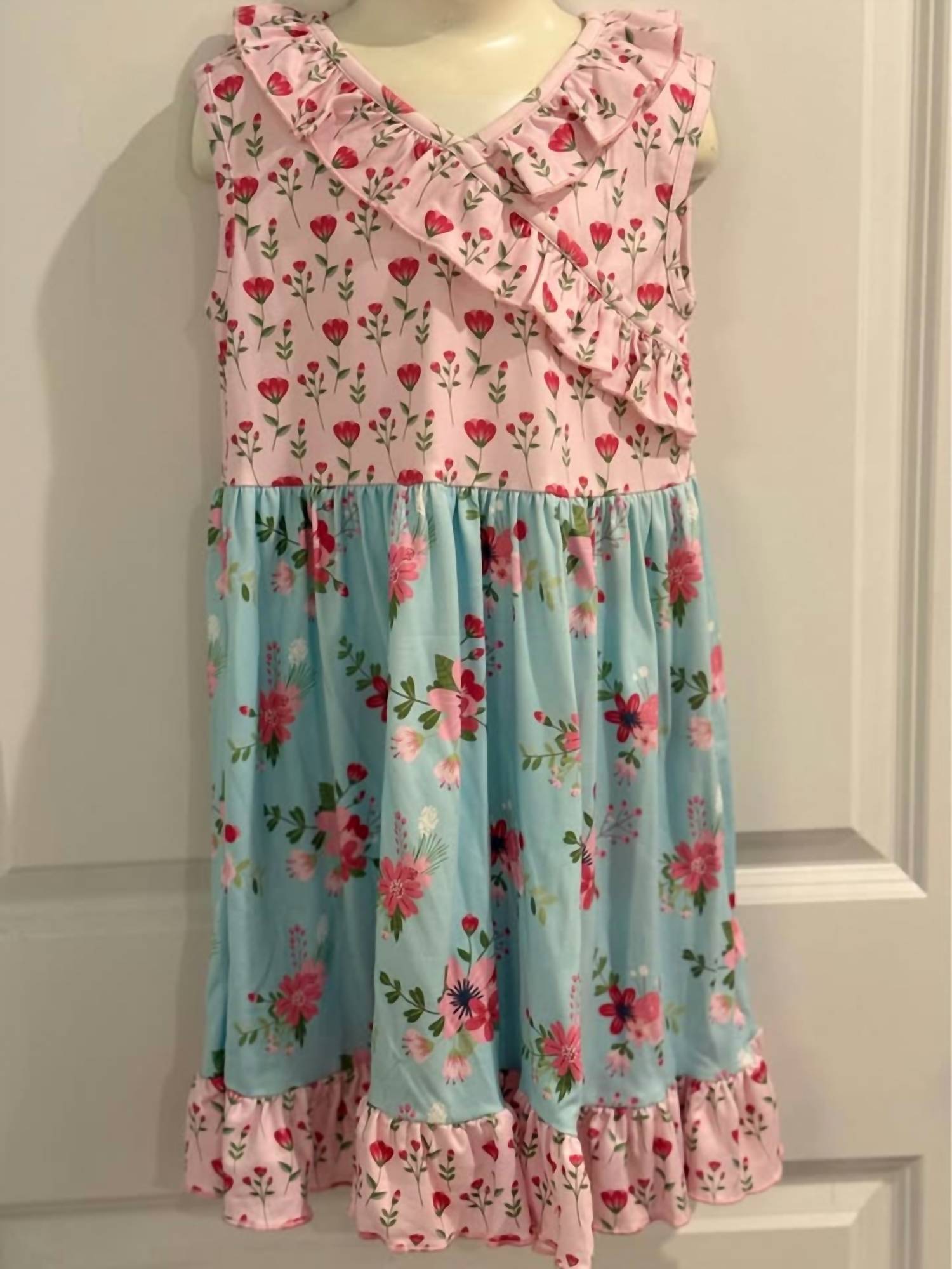 Pete + Lucy - Girls Vintage Floral Dress