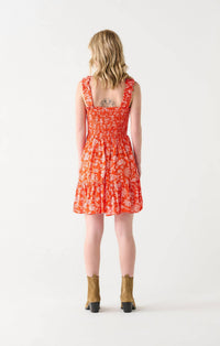 Dex - SMOCKED MINI DRESS