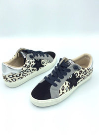 Vintage Havana - Women's Cheetah Star Laceup Sneakers