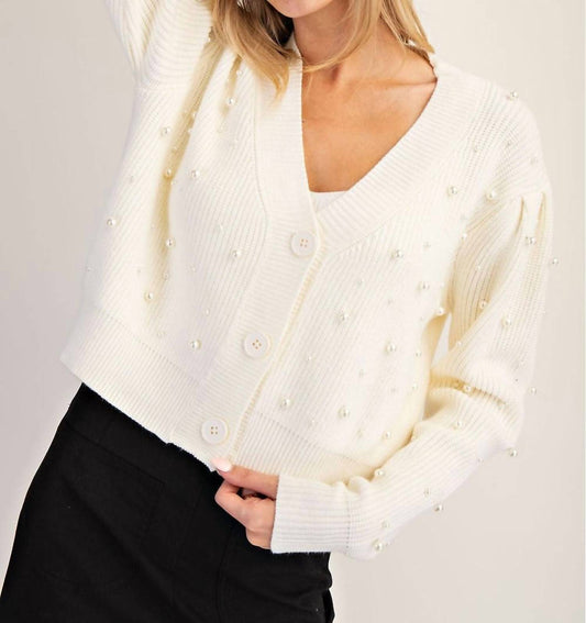 Ee:Some - Pearl Long Sleeve Cardigan