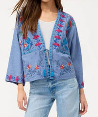 Johnny Was - Women's Elizabeth Front Tie Patchwork Kimono