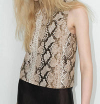 Melissa Nepton - Troy Snake Print Top