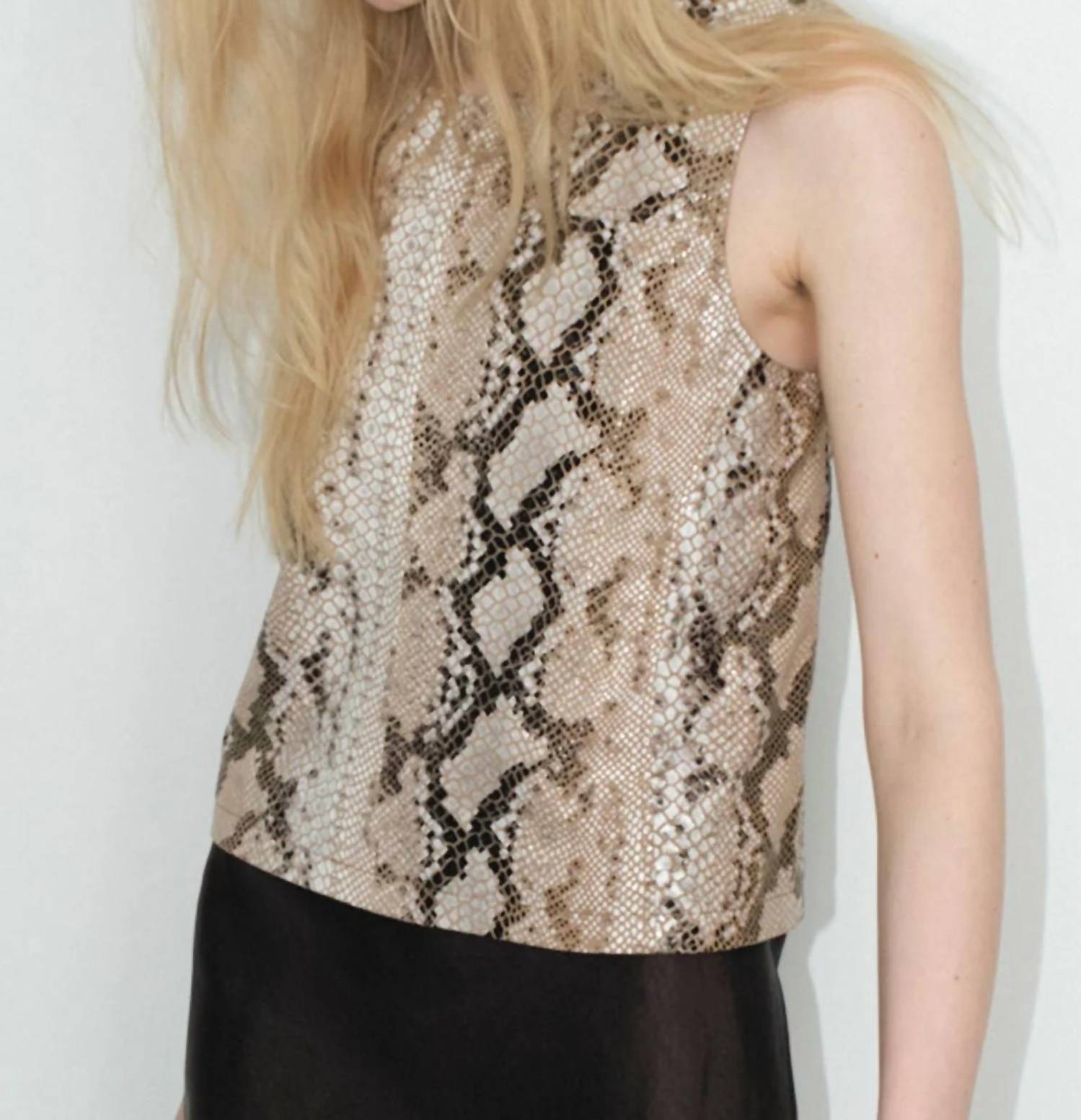 Melissa Nepton - Troy Snake Print Top