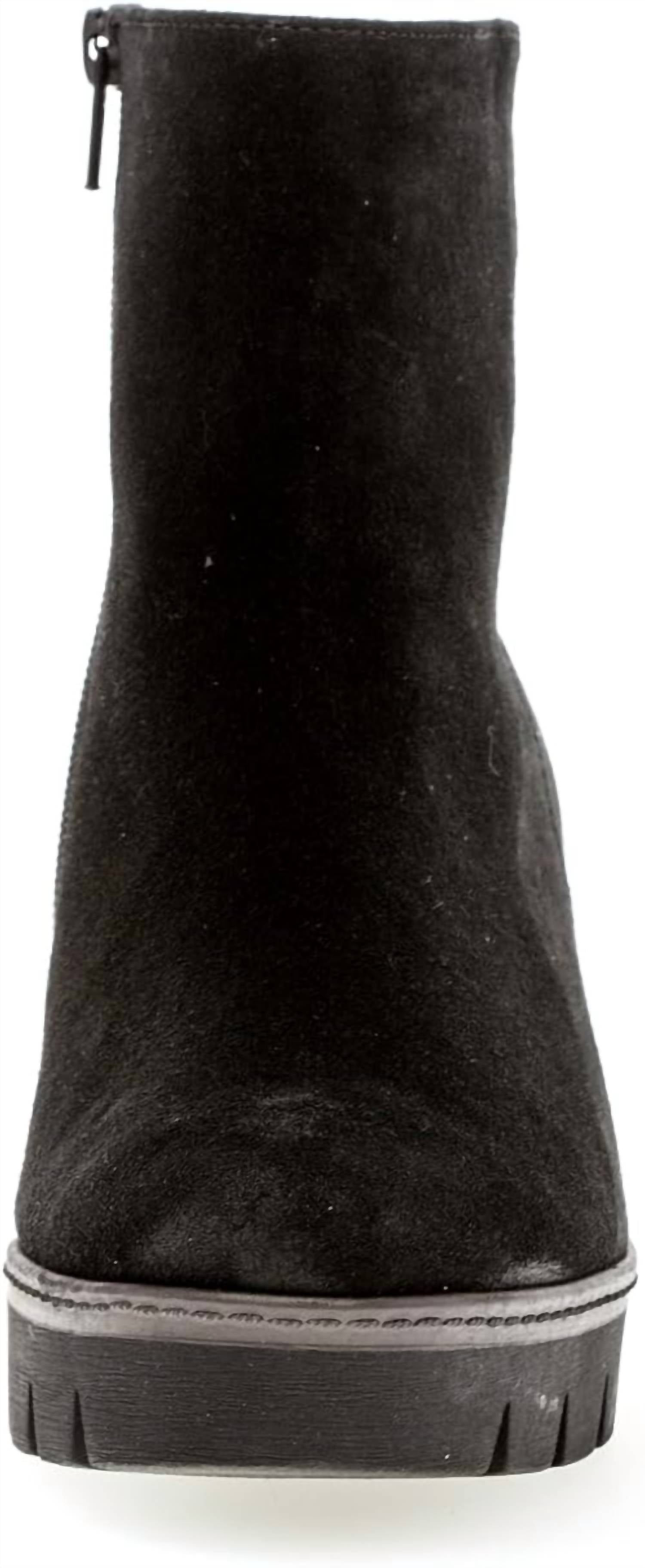Gabor - Women's Utopia Suede Wedge Ankle Boots