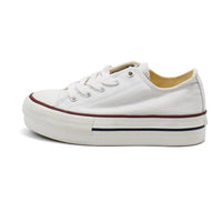 Victoria - Girls' Tribu Canvas Platform Trainers Shoes