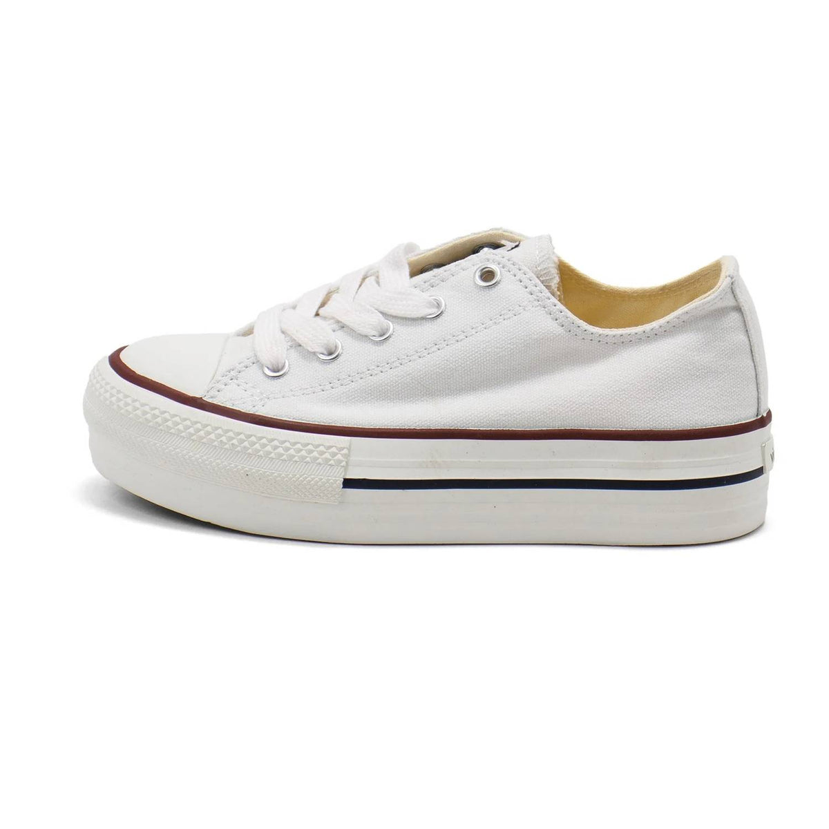 Victoria - Girls' Tribu Canvas Platform Trainers Shoes