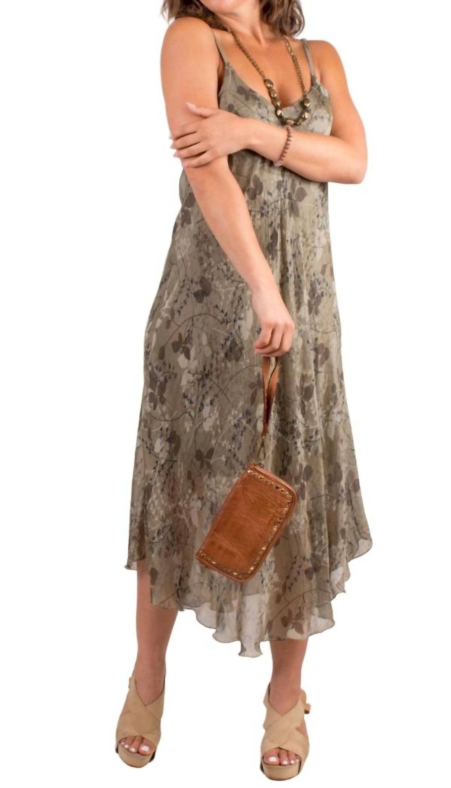 Gigi Moda - Giardino Miele Midi Dress