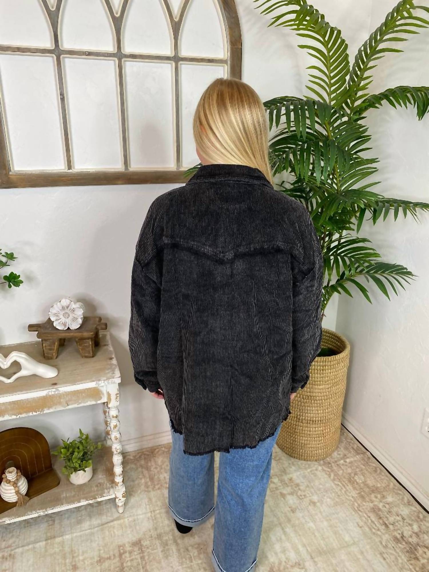 Entro - Washed Corduroy Shacket