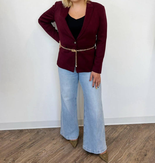 Blue Revival - Raven Belted Blazer