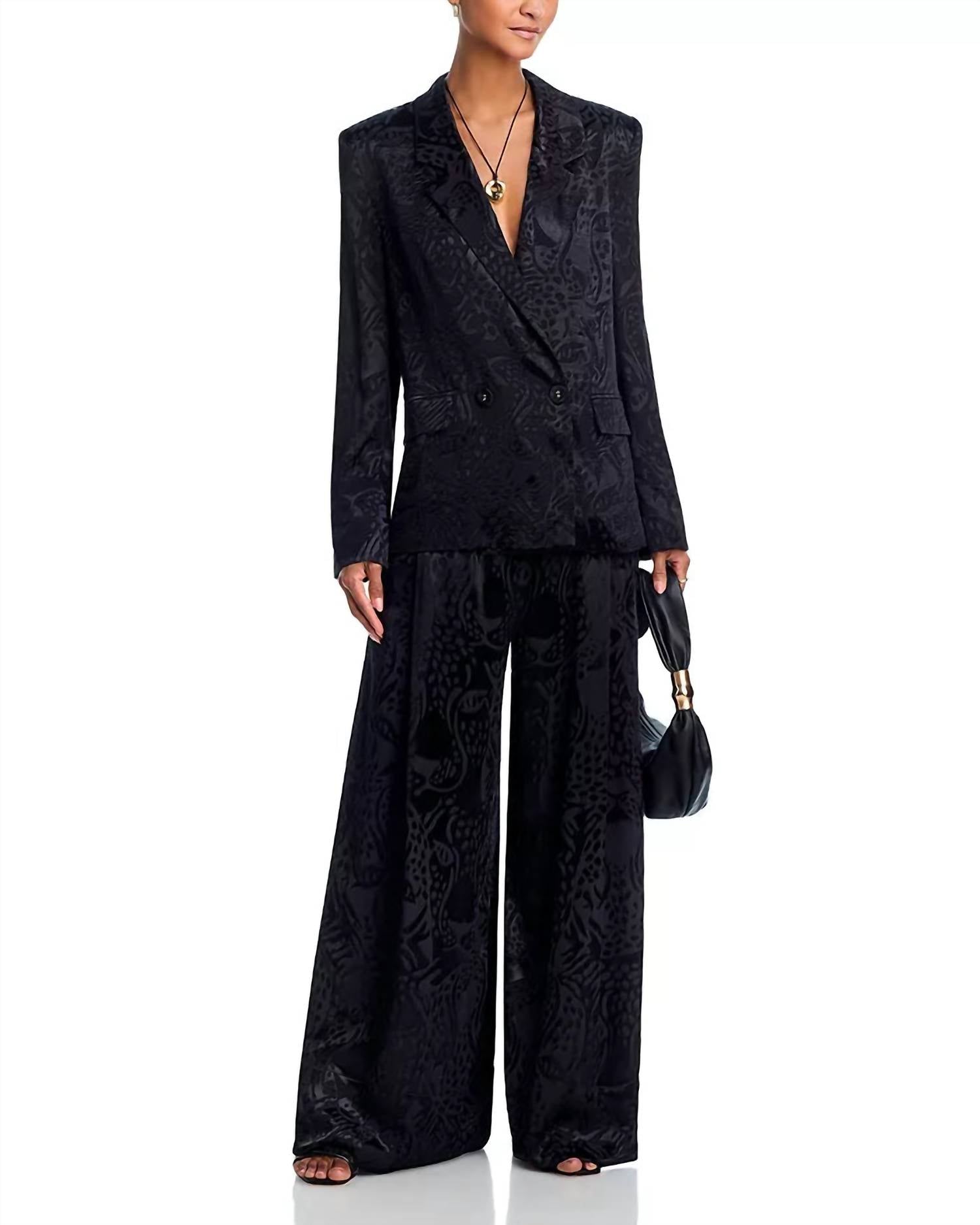 Farm Rio - Women's Leopard Jacquard Pants