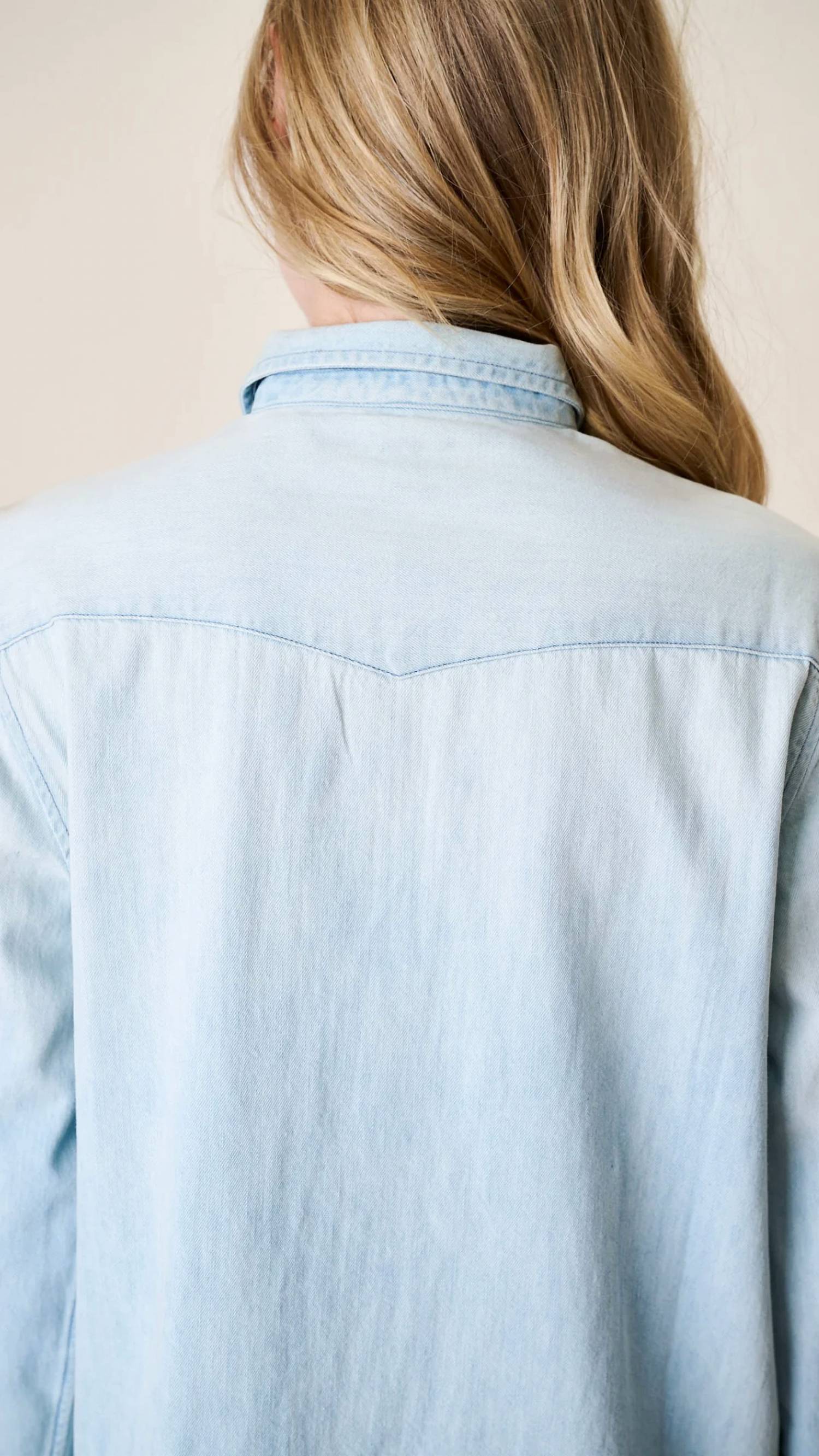 Marea - Denim Western Shirt