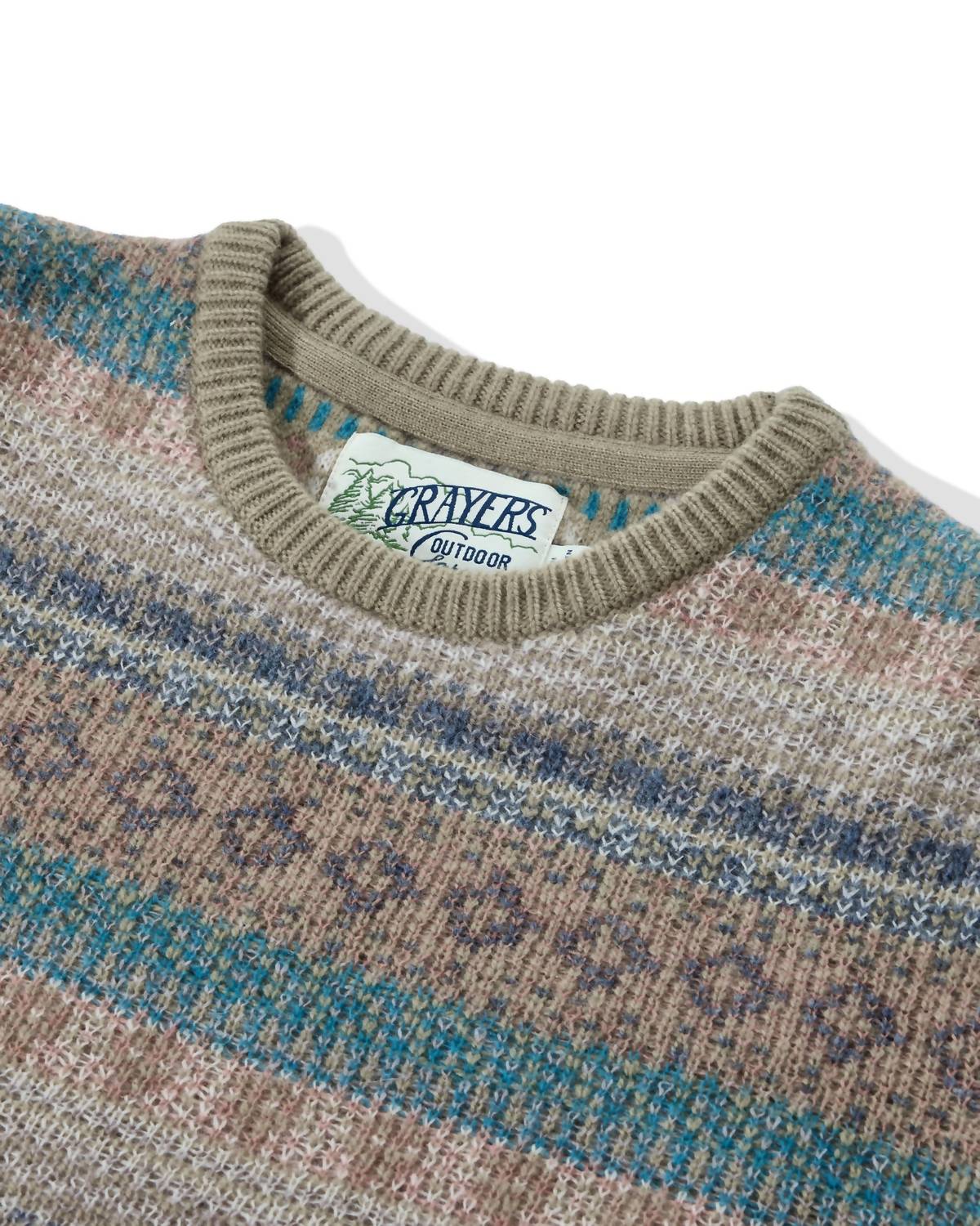 Grayers - Men's Sideout Fairisle Crew Sweater