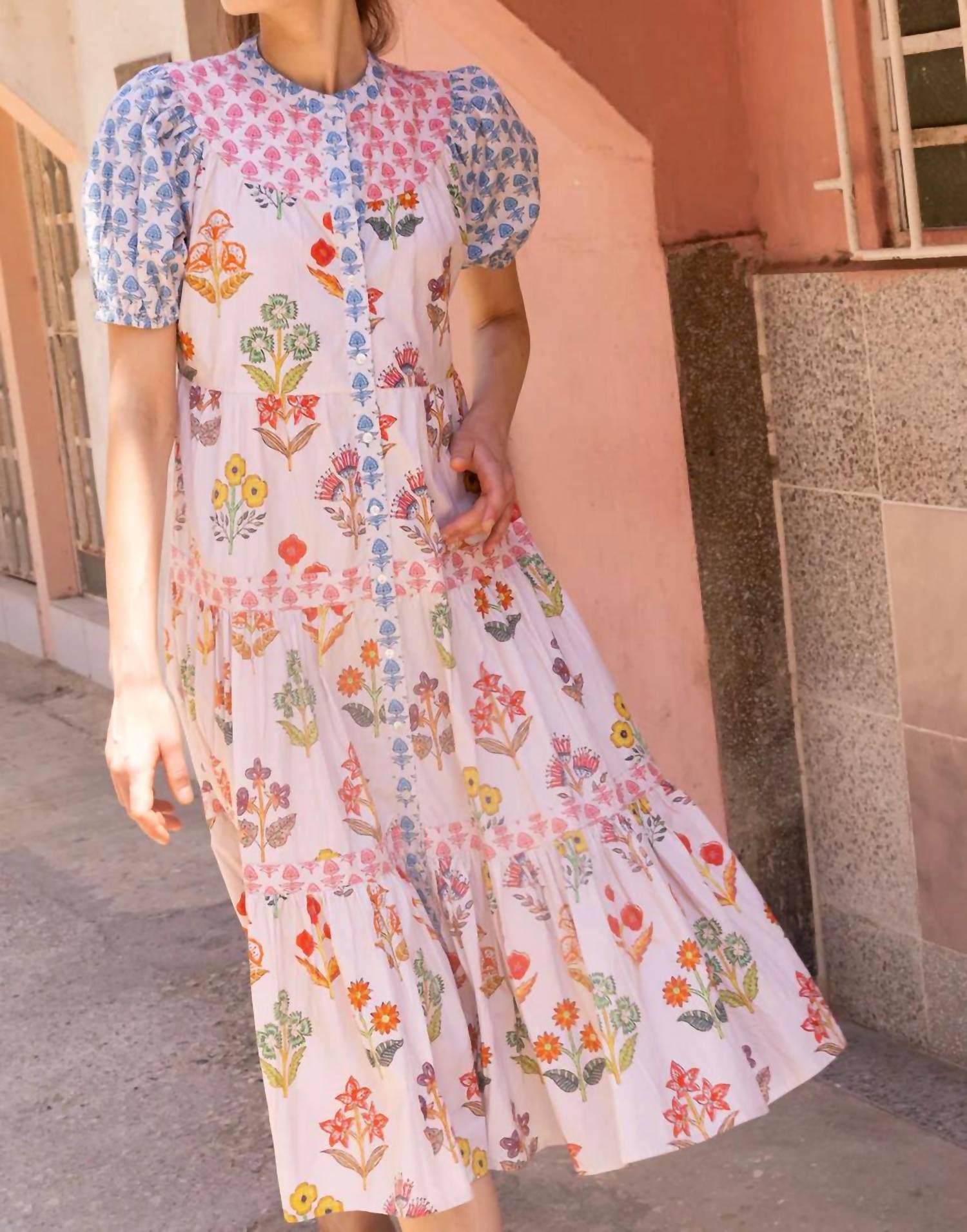 Oliphant - Scoop Tiered Midi Dress