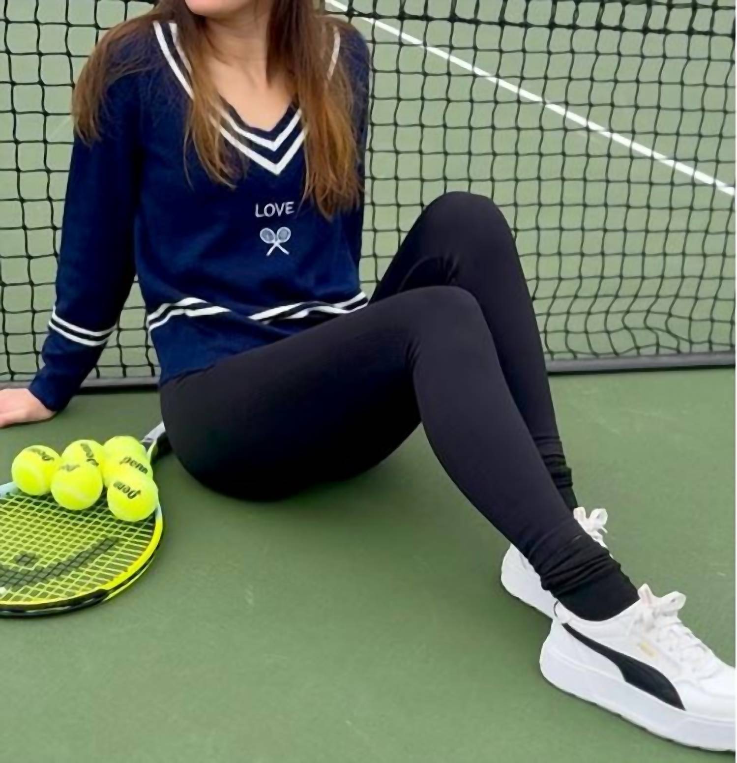 Just Madison - Madz Pickleball Varsity Sweater