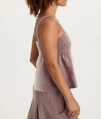 Xcvi - Katina Smocked Bust Babydoll Top