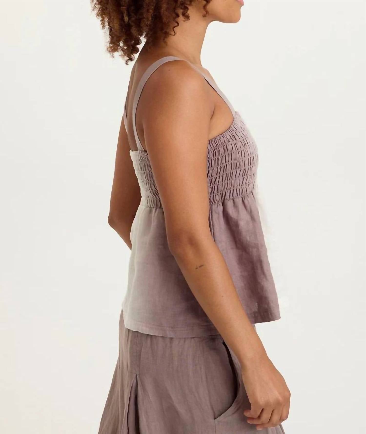 Xcvi - Katina Smocked Bust Babydoll Top