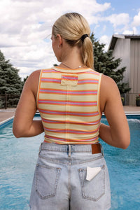 Free People - Jamie Henley Striped Tank Top
