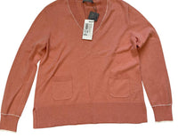 Alashan Cashmere - Women's Whip Stitch V Neck Sweater