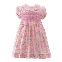 Rachel Riley - Kid's Flowerette Smocked Dress & Bloomers