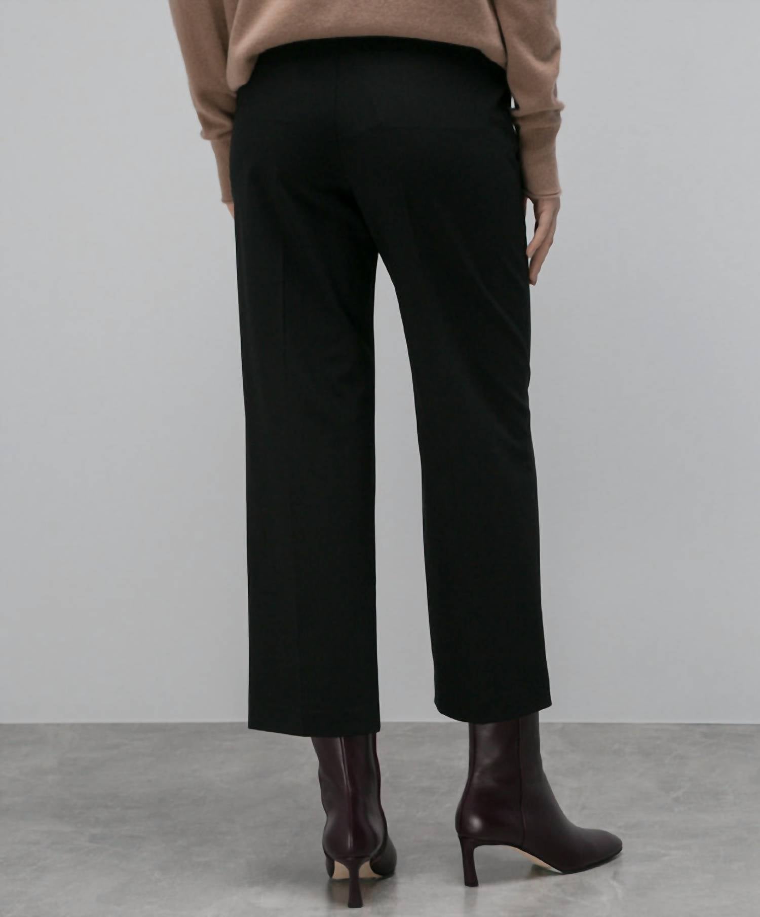 Theory - High‑rise Cropped Straight‑leg Trousers