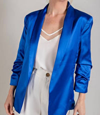 Ee:Some - Satin Whisper Blazer