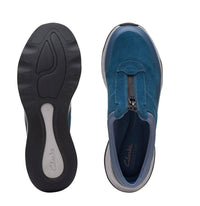 Clarks Women's Jaunt Way Clog in blue grey suede - women's shoe - view 6