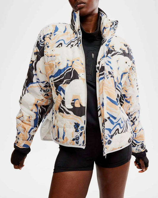 Free People - Polar Bear Graphic Puffer Jacket