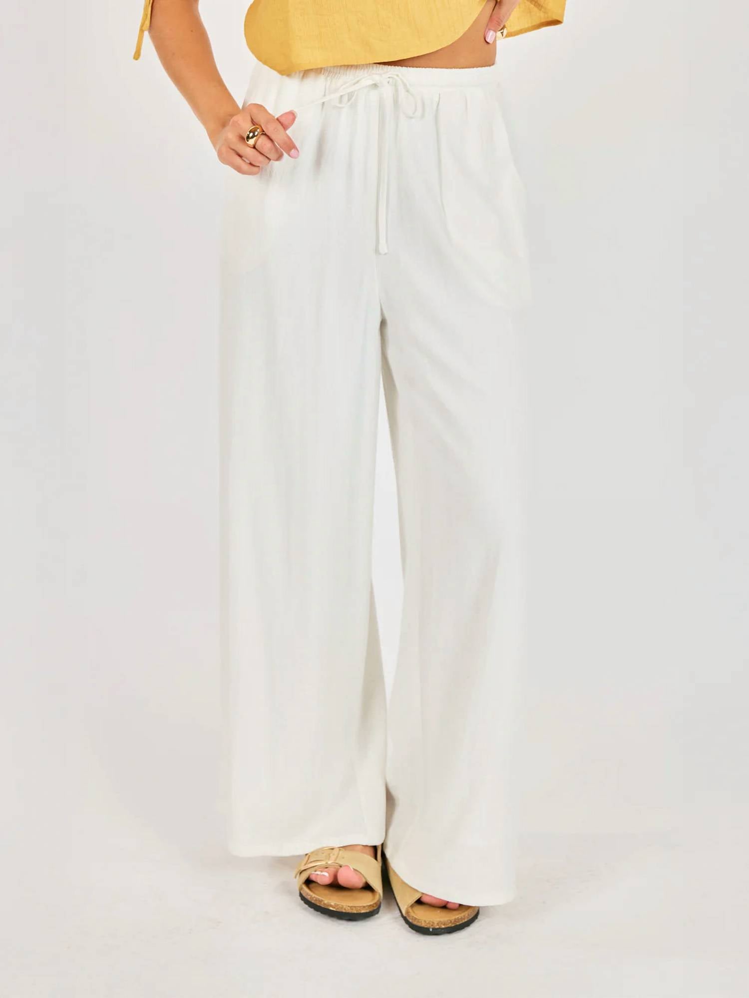 Sadie & Sage - Sugarloaf Elastic Waist Pants