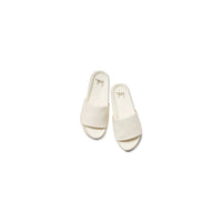 Beek - Women's Pelican Textile Leather Platform Sandals