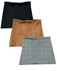 Cheryl Creations - Girls Faux Suede Mini Skirt
