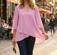 Karen Kane - Bracelet Sleeve Asymmetric Top