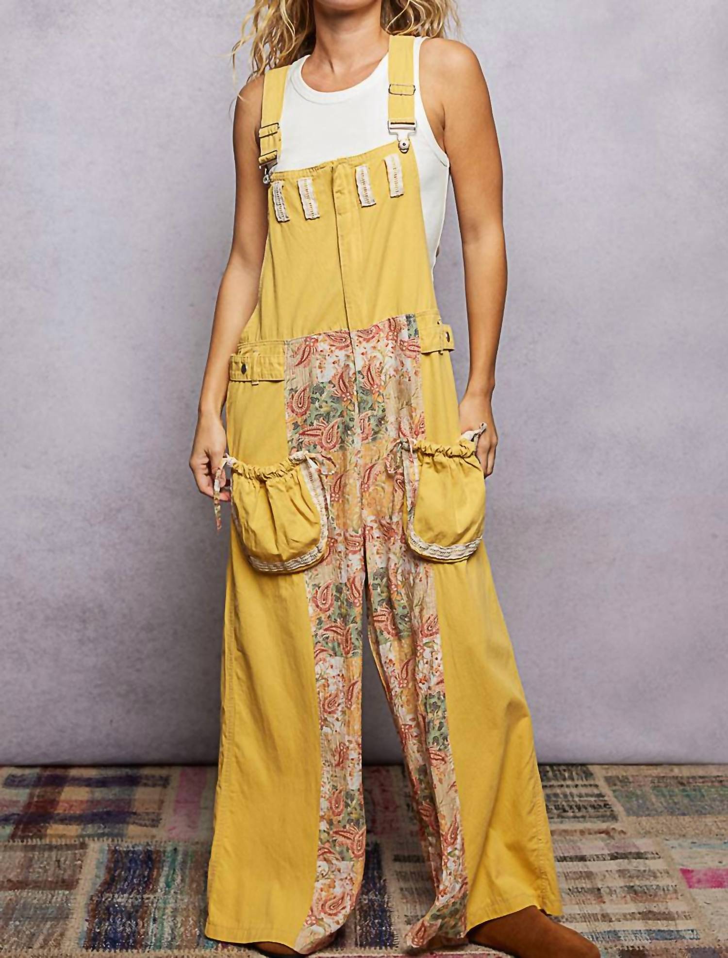 Pol - Full Length Floral Jumpsuit