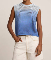 Velvet by Graham & Spencer Nina Mesh Tank Top in horizon - women's shirt
