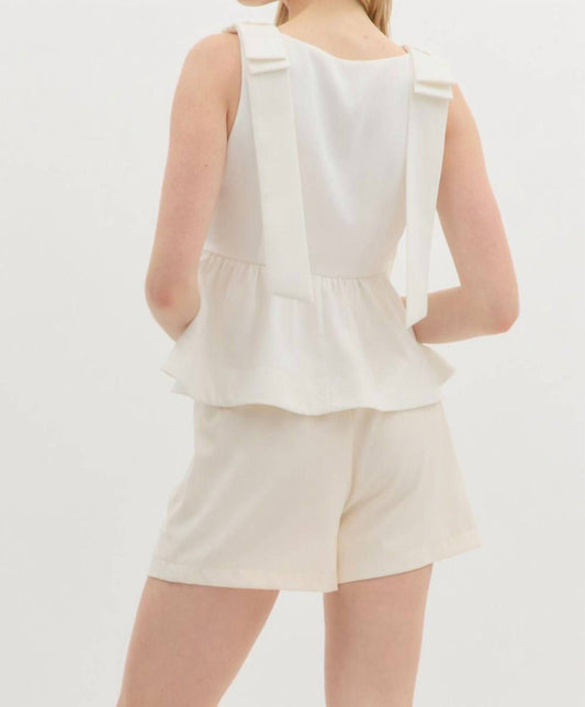 Entro - Emmie Peplum Top