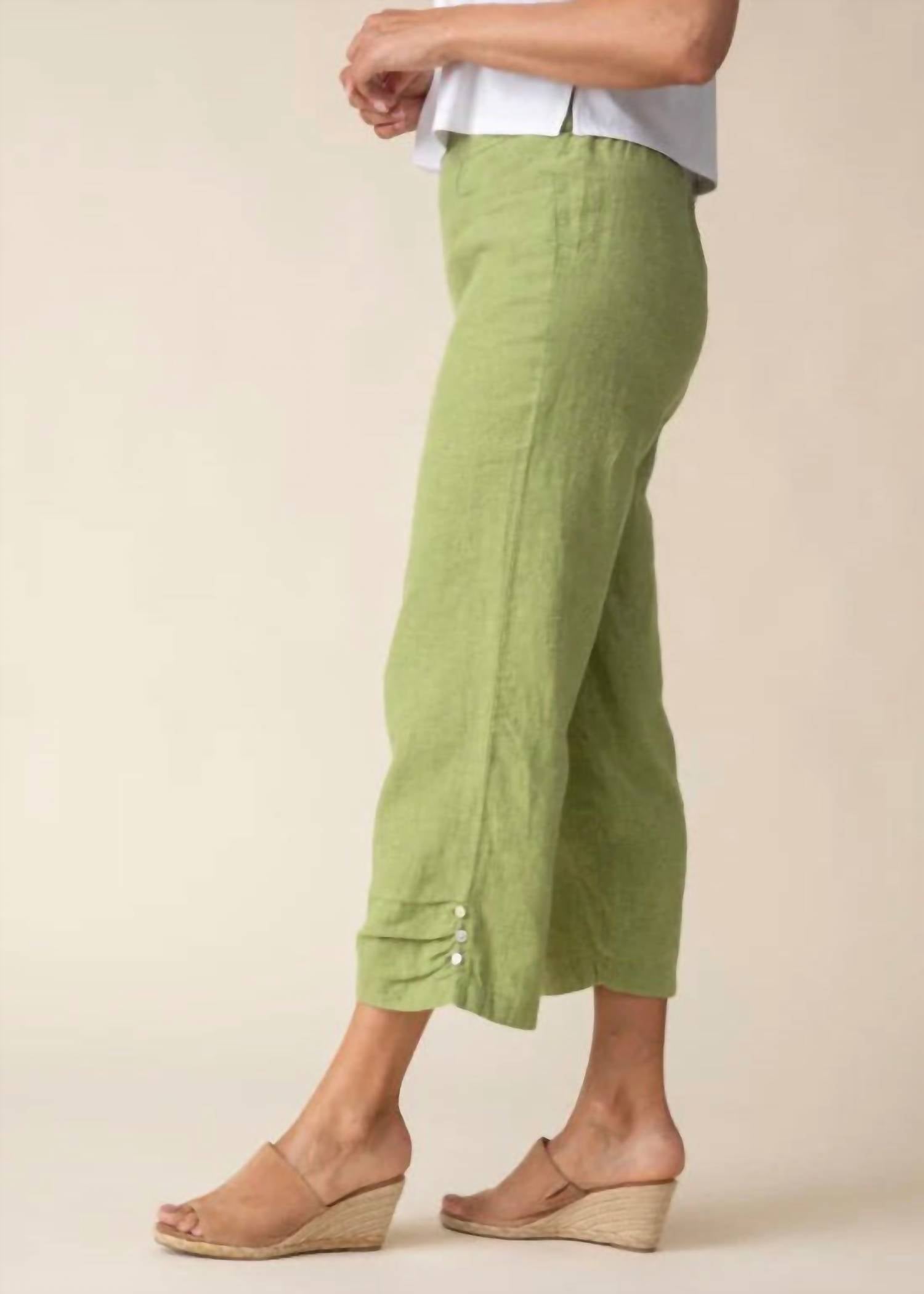 Habitat - Pleat Button Capris