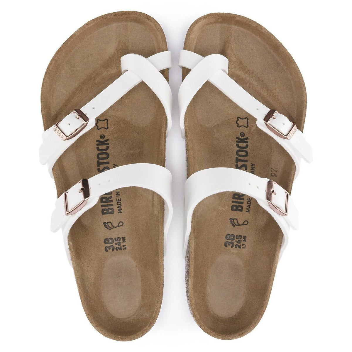 BIRKENSTOCK Women's Mayari Sandal in white - women's sandal - detail view