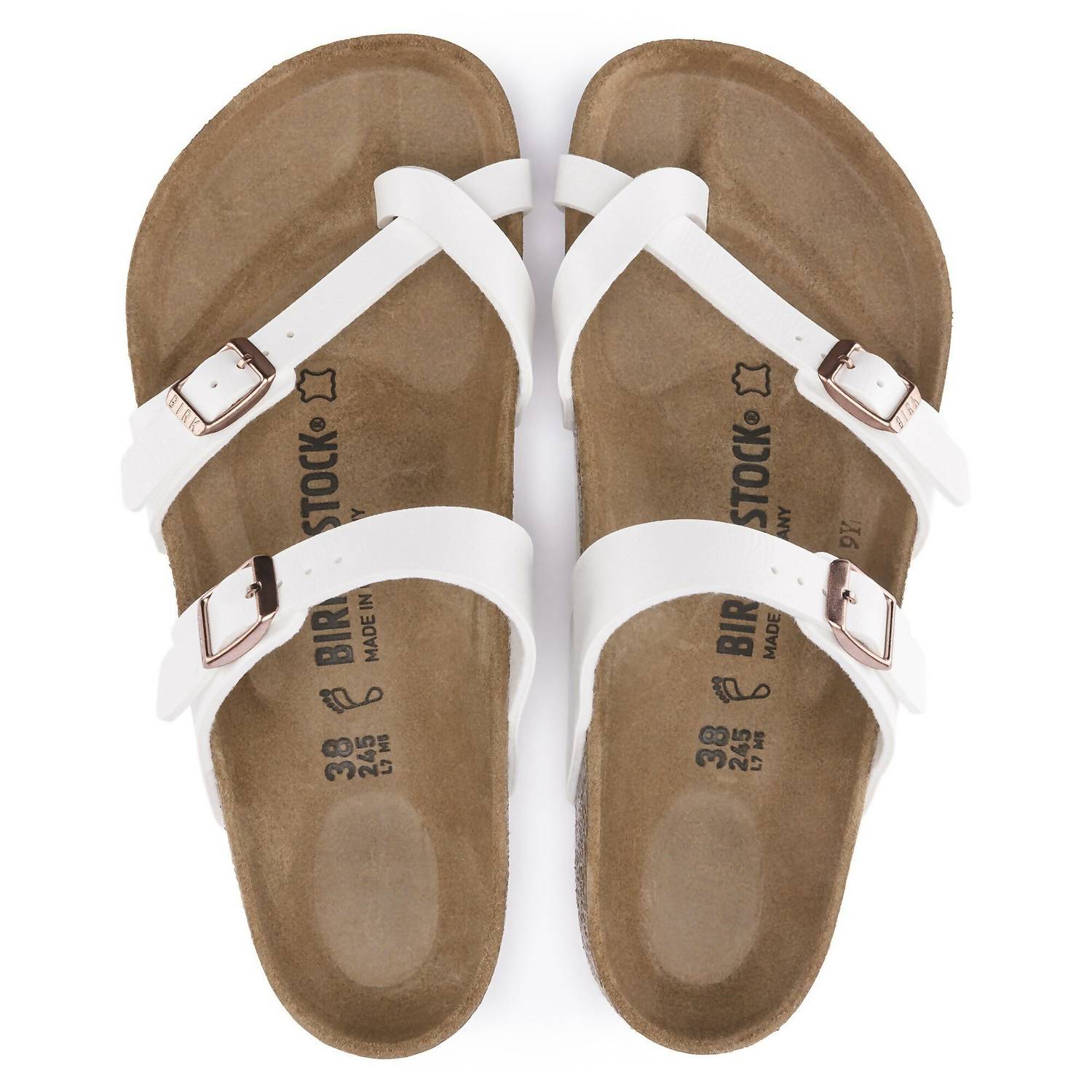 BIRKENSTOCK Women's Mayari Sandal in white - women's sandal - detail view