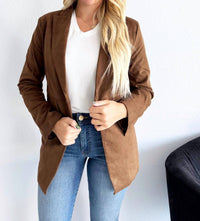 Elan - Suede Oversized Blazer
