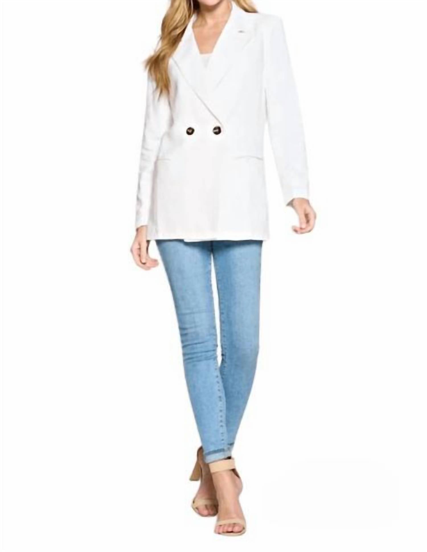 Fore Collection - Nicole Linen Blazer